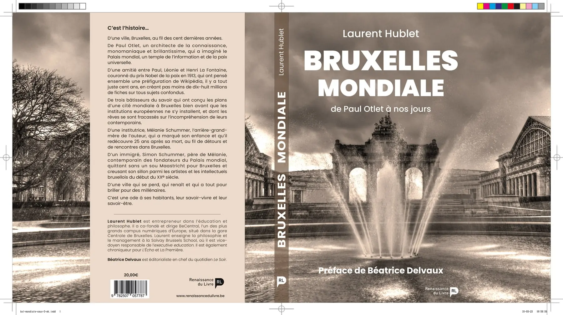 Présentation de la couverture du livre Bruxelles Mondiale