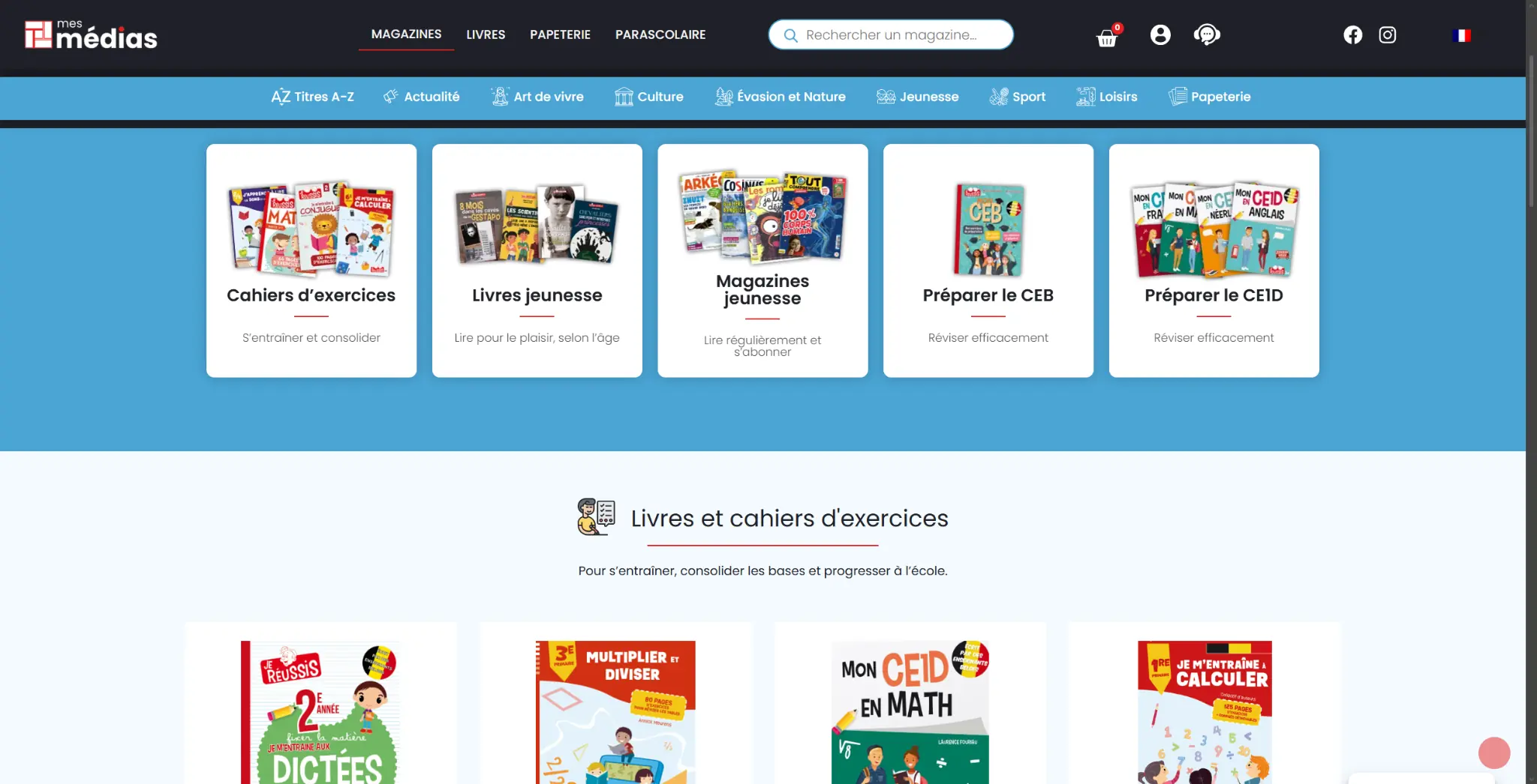Nouvel univers parascolaire du site MesMédias